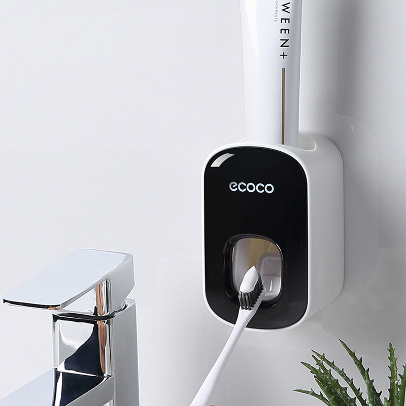Wall Mounted Automatic Toothpaste Holder Bathroom Accessories Set Dispenser7