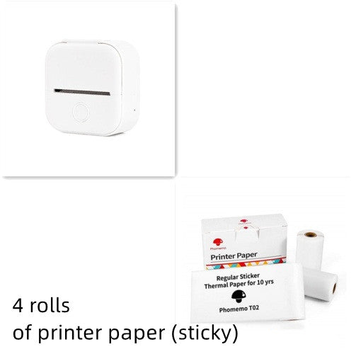 Pocket Printer Portable Mini Thermal Label Printer Home Photo Printer Student Bluetooth Mini Label Printer Price Tag