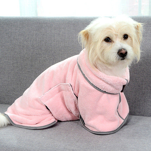 Quick-drying Pet Absorbent Towel Dog Bathrobe Pet Bath Towel Microfiber Absorbent towel