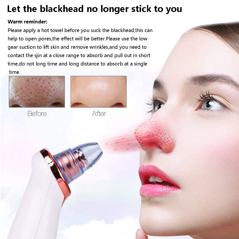 Electric Blackhead Remover Pore Vacuum Suction Diamond Dermabrasion Face Cleaner 5