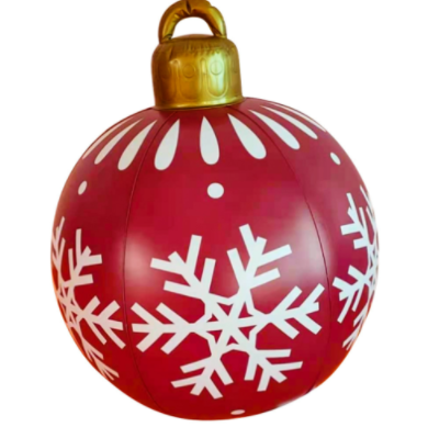 Christmas Ornament Ball Outdoor Pvc 60CM Inflatable Decorated Ball PVC Giant Big Large Balls Xmas Tree Decorations Toy Ball22