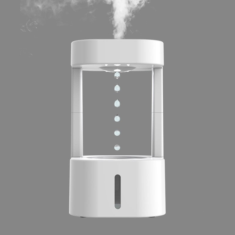 Creative Anti-gravity Water Drop Humidifier Air Conditioning Mist Spray Household Quiet Bedroom Office With 580ML Water Tank use 3