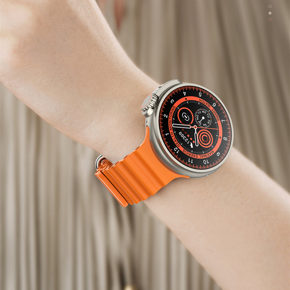 New K9 Smart Watch 1.39 Round Screen Encoder True Screw Clip Wireless Charging NFC Offline And Payment Function3