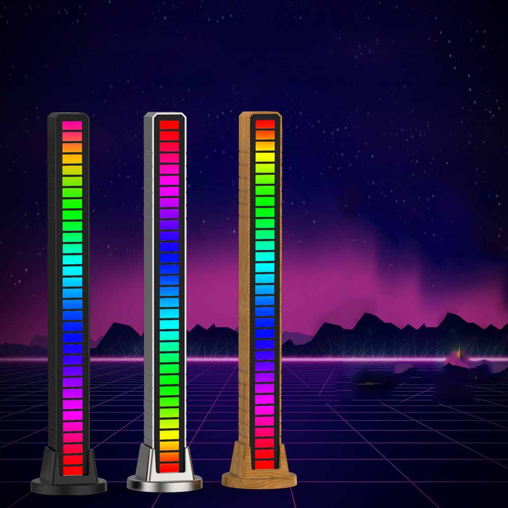 LED Strip Light Sound Control Pickup Rhythm Light Music RGB Colourful Tube USB2