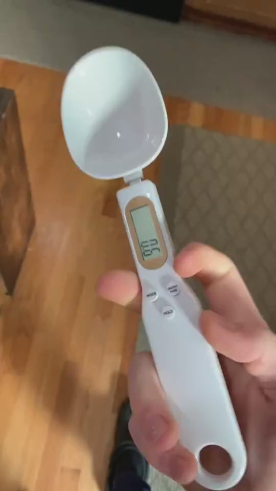 1LCD Digital Kitchen Scale Electronic Cooking Food Weight Measuring Spoon Grams Coffee Tea Sugar Spoon Tools video