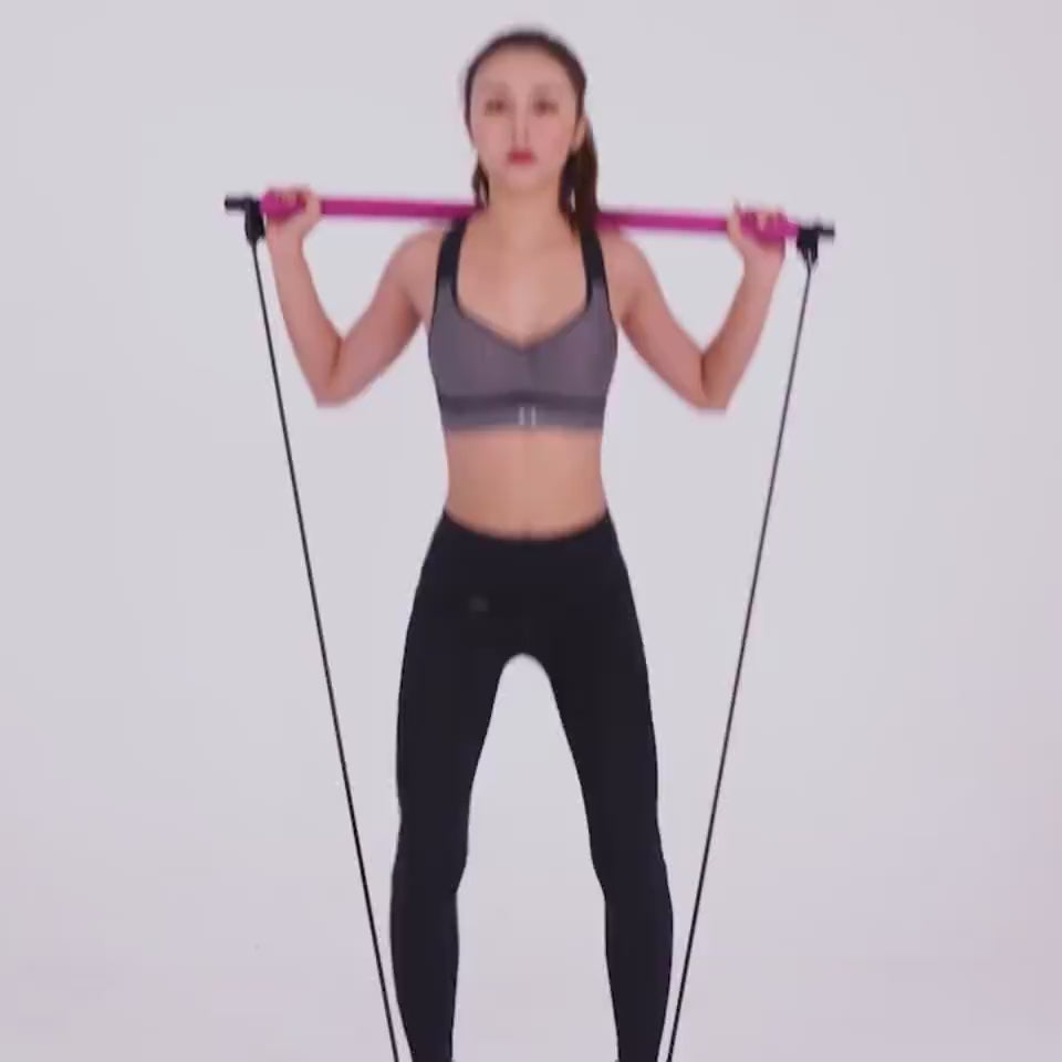Pilates Fitness Rod Yoga Rally Faax vid
