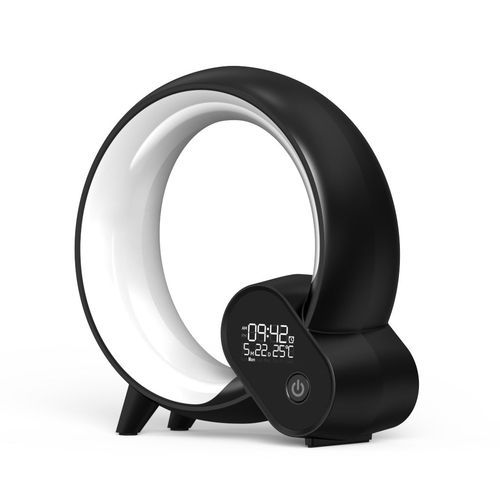 Q Lamp, Smart Wake-up Lamp, Atmosphere Lamp, Simulated Sunrise Alarm Clock, Bluetooth Audio, Creative Illusion Lamp