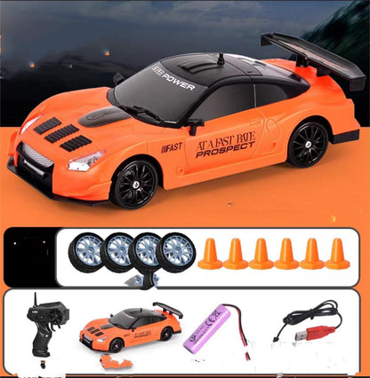 2.4G Drift Rc Car 4WD RC Drift Car Toy Remote Control GTR Model AE86 Vehicle Car RC Racing Car Toy For Children Gifts gtr