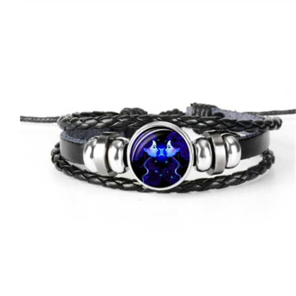 Zodiac Constellation Bracelet Braided Design Bracelet For Men Women Kids 14