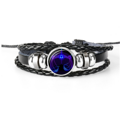 Zodiac Constellation Bracelet Braided Design Bracelet For Men Women Kids 16