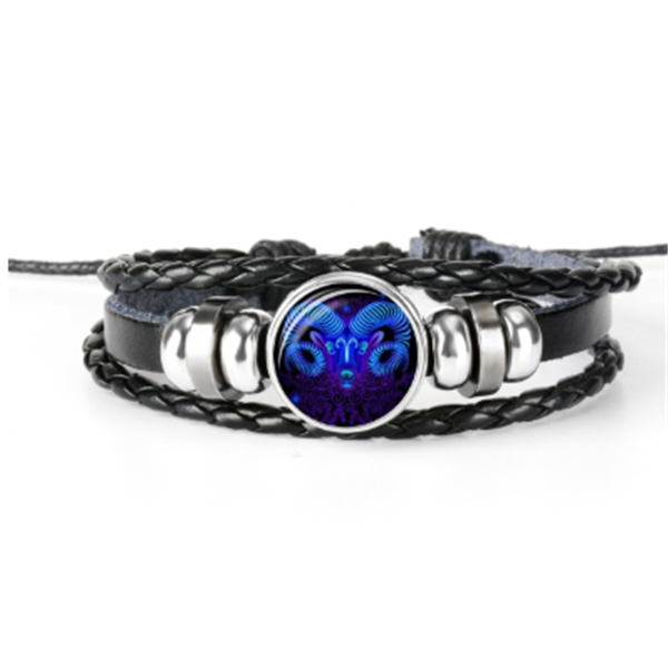 Zodiac Constellation Bracelet Braided Design Bracelet For Men Women Kids 9