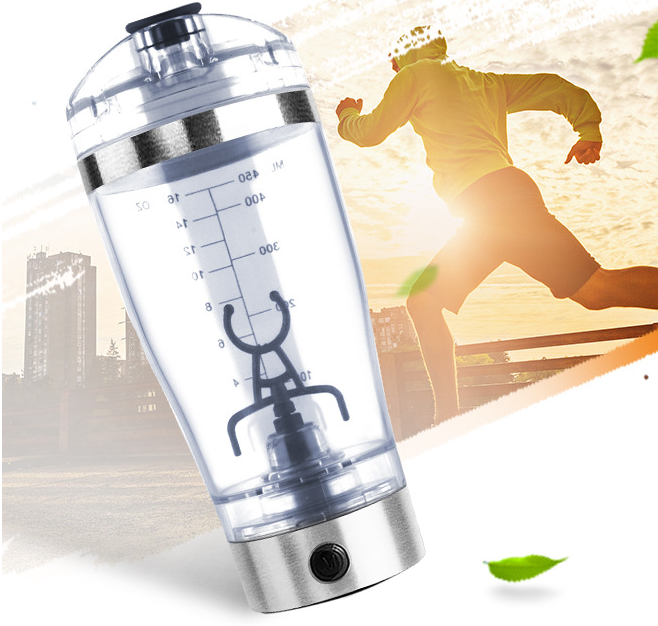 Electric Protein Shake Stirrer USB Shake Bottle Milk Coffee Blender Kettle Sports And Fitness Charging Electric Shaker Cup5