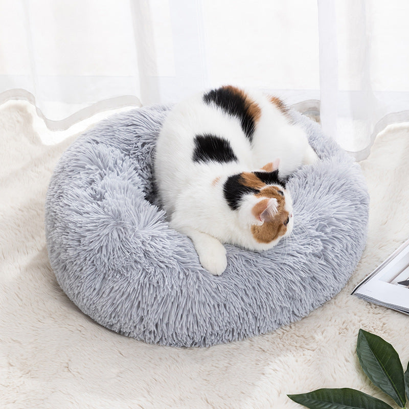 Winter Warm Pet Bed Pet Supplies Cat, Dog Pet Bed blue