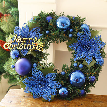 Christmas Decorations Christmas Wreath 30cm for Front Door, Artificial Wreaths for Indoor Outdoor Window Fireplace Wall Decor Home