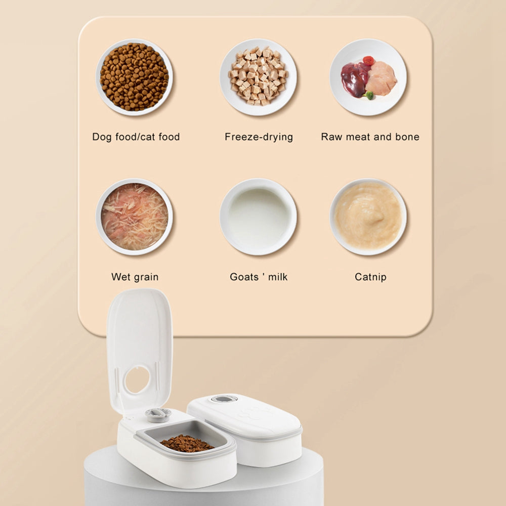 Automatic Pet Feeder Smart Food Dispenser For Cats Dogs Timer Stainless Steel Bowl Auto Dog Cat Pet Feeding 1