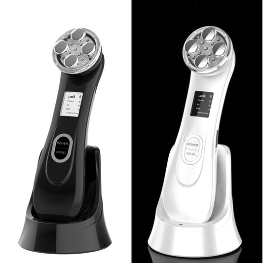 Multifunctional Radio Frequency Skin Tightening Machine, RF Ion Mesotherapy Face Massager, LED Photon Skin Rejuvenation Remover Wrinkle Care Device