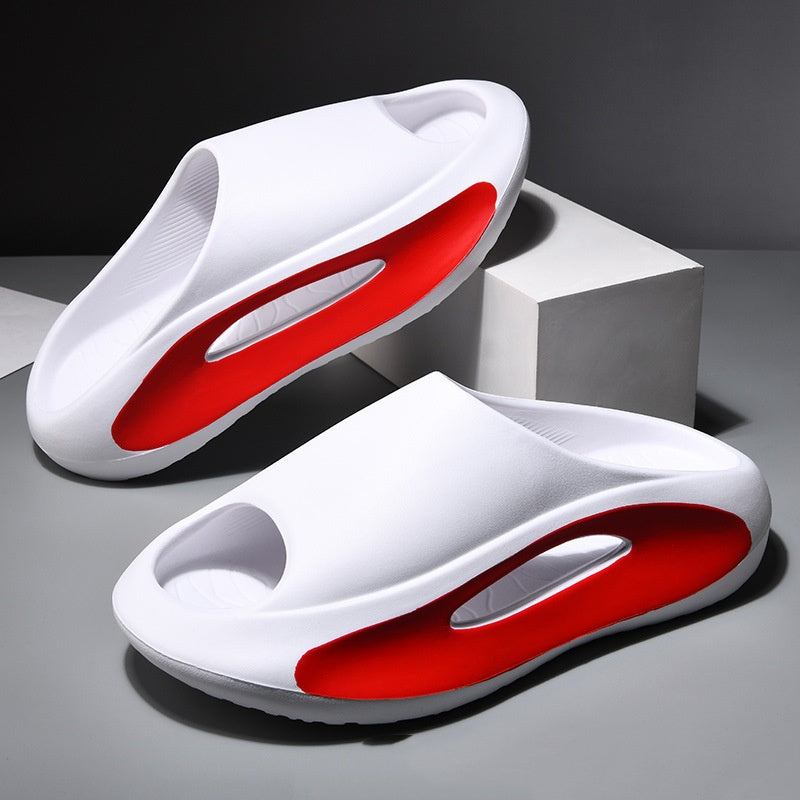 Ins Slippers Women Men Peep Toe Slipper Summer Hollow Unisex Beach Shoes