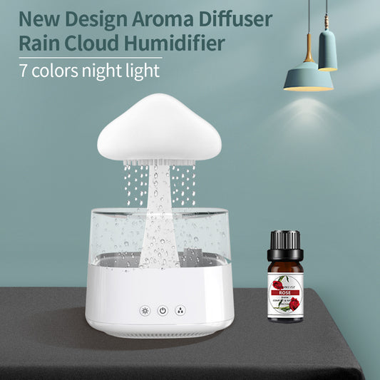 Rain Humidifier Mushroom Humidifier Rain Cloud Water Drop Humidifier