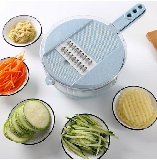 8 In 1 Mandoliner Slicer Vegetable Slicer Potato Peeler Carrot Onion Grater With Strainer Vegetable Cutter Kitchen Accessories with examples 