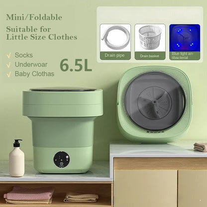 Mini Foldable Washing Machine Portable Washing Machine Big Capacity 3 Models With Spinning Dry Gadgets