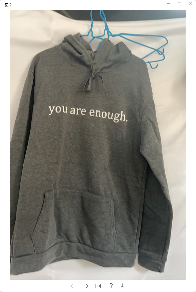 Dear Person Behind Me, You are Enough Drawstring Printed Hoodie Unisex Hoodies 7