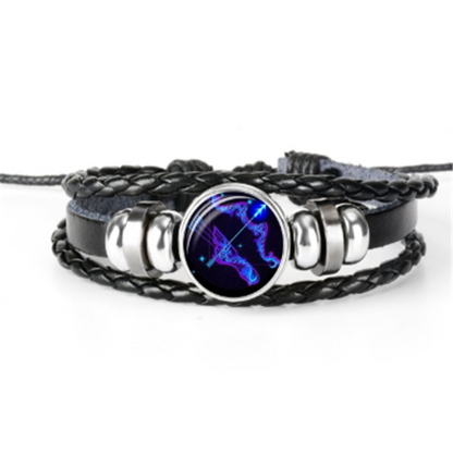 Zodiac Constellation Bracelet Braided Design Bracelet For Men Women Kids 17