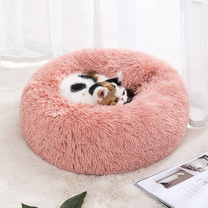 Winter Warm Pet Bed Pet Supplies Cat, Dog Pet Bed pink