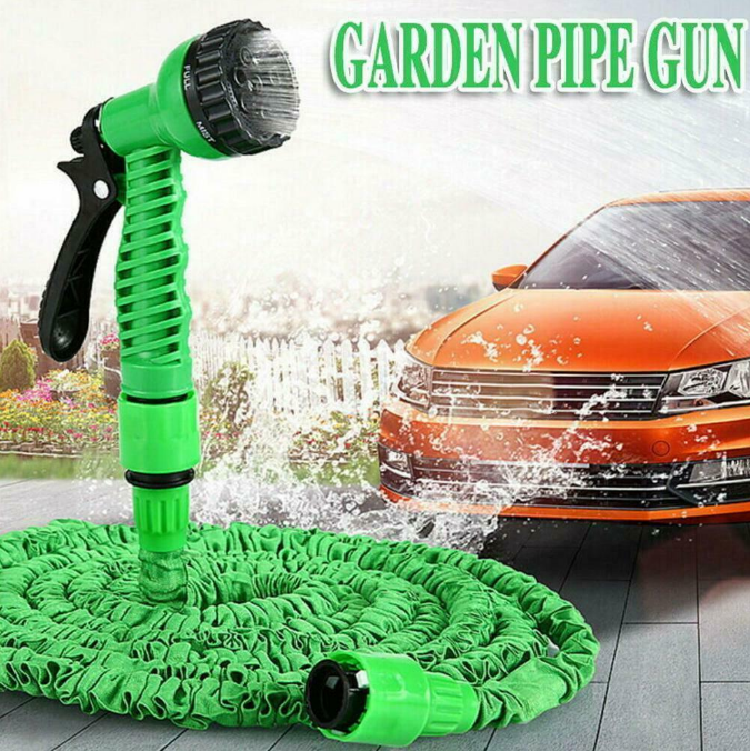 7 Function Spray Nozzle 100FT Water Hose Gun Multi Pattern Garden Adjustable Mist