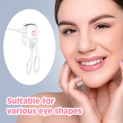 Heated Eyelash Curler Electric Temperature Control Mini Eyelash Curler Electric Portable Charging3