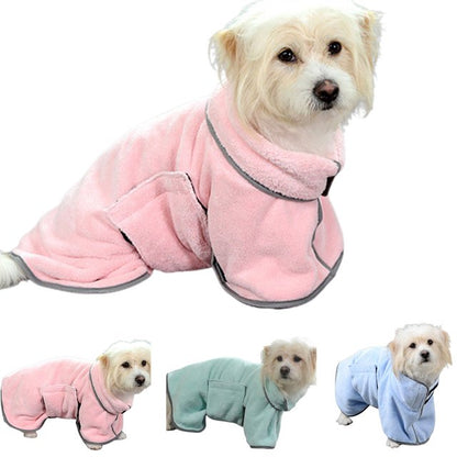 Quick-drying Pet Absorbent Towel Dog Bathrobe Pet Bath Towel  Microfiber Absorbent towel