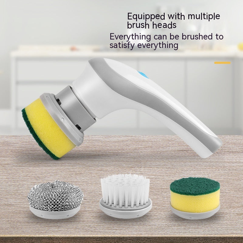 Electric Cleaning Brush 4 In 1 Spinning Scrubber Handheld Electric Cordless Cleaning Brush Portable2