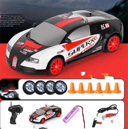 2.4G Drift Rc Car 4WD RC Drift Car Toy Remote Control GTR Model AE86 Vehicle Car RC Racing Car Toy For Children Gifts 9