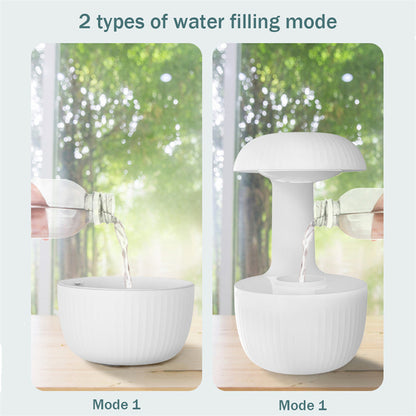 Anti-gravity Air Humidifier Mute Counter current Humidifier Levitating Water Drops Cool Mist Maker Fugger Relieve Fatigue mode 1