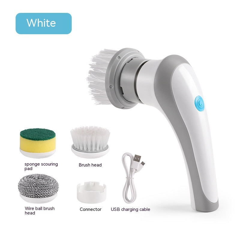 Electric Cleaning Brush 4 In 1 Spinning Scrubber Handheld Electric Cordless Cleaning Brush Portable5