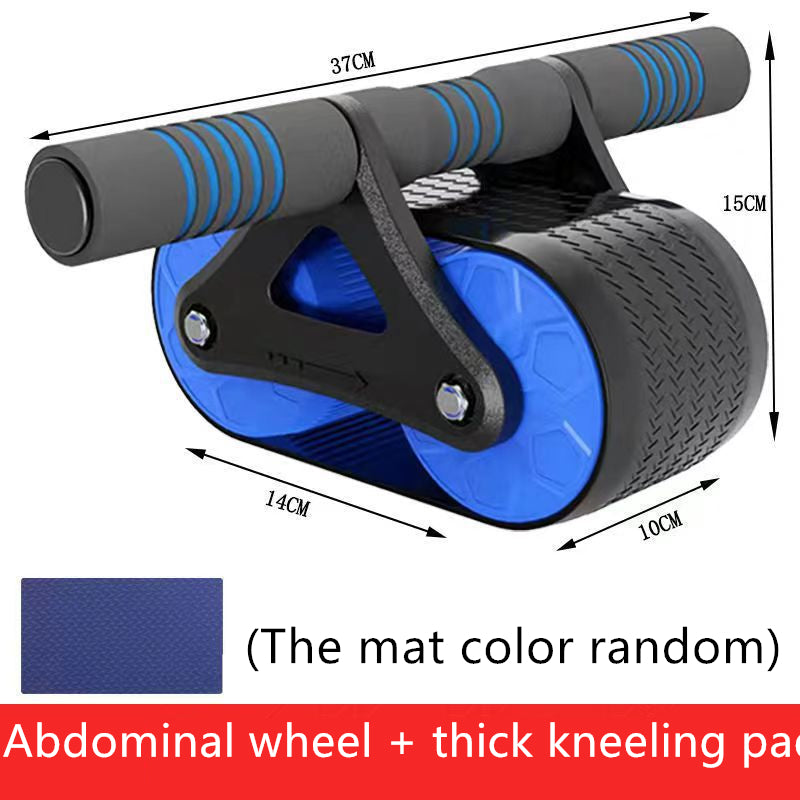 Double Wheel Abdominal Exerciser Women Men Automatic Rebound Ab Wheel Roller Waist Trainer Gym Sports Home Exercise Devices size