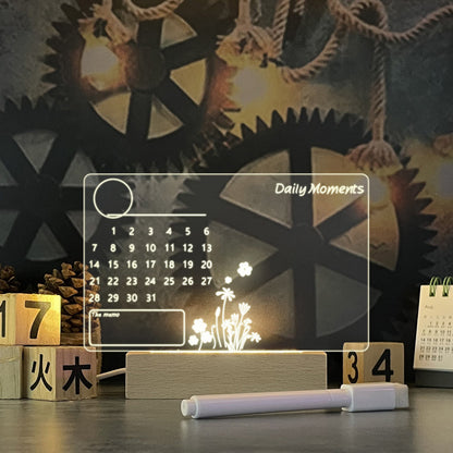 Creative Note Board Creative Led Night Light USB Message Board With Pen  2