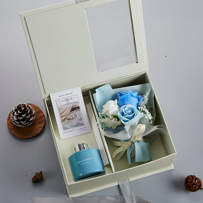 Valentine's Day Soap bouquet Gift For Friends Practical Aromatherapy Gift Set Accompanying Gift For Girlfriend