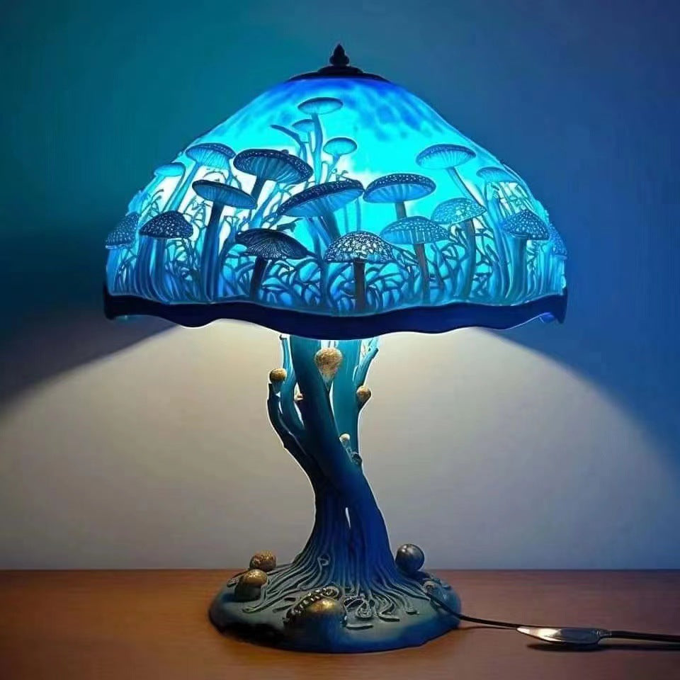 Colourful Different Shapes of Mushroom Table Lamp 11