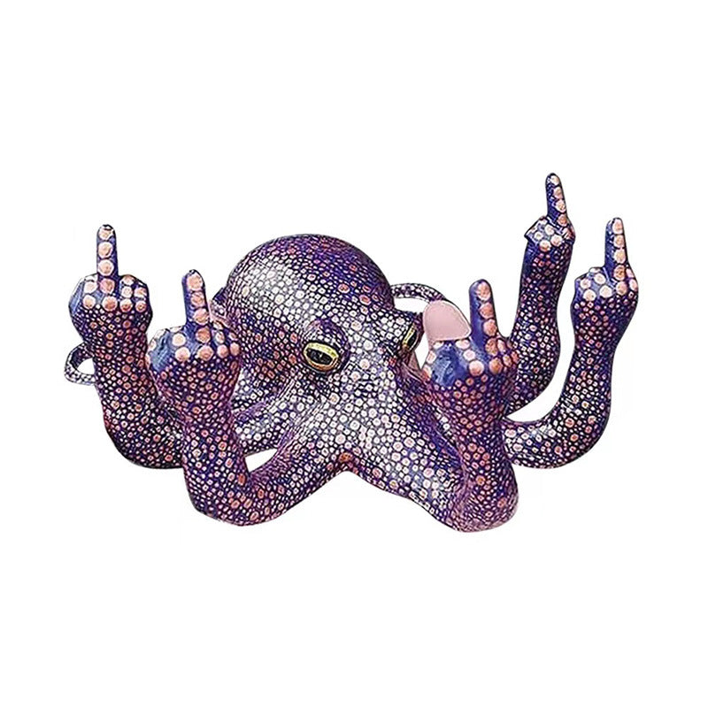 Octopus Luminous Decoration Design Home Spoof Garden Decoration Design Octopus purple1