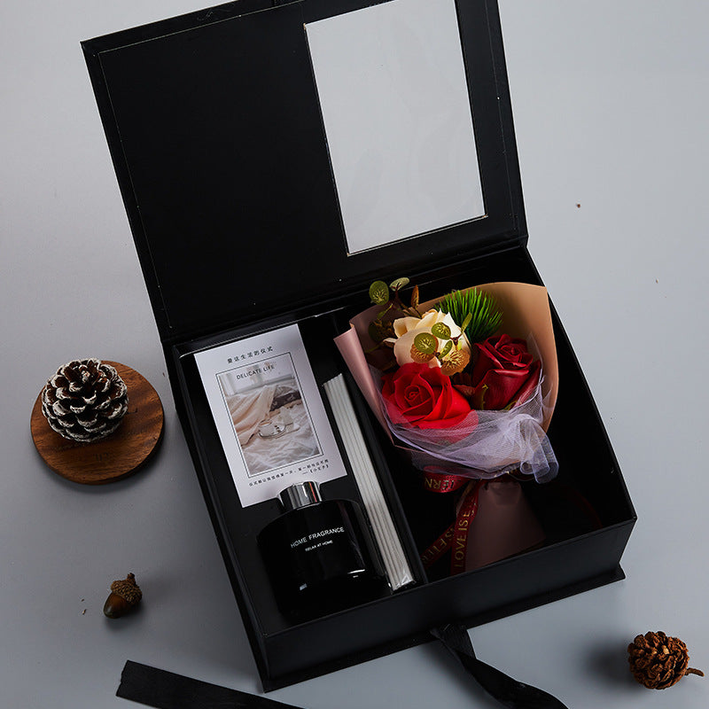 Valentine's Day Gift For Friends Practical Aromatherapy Gift Set Accompanying Gift For Girlfriend black