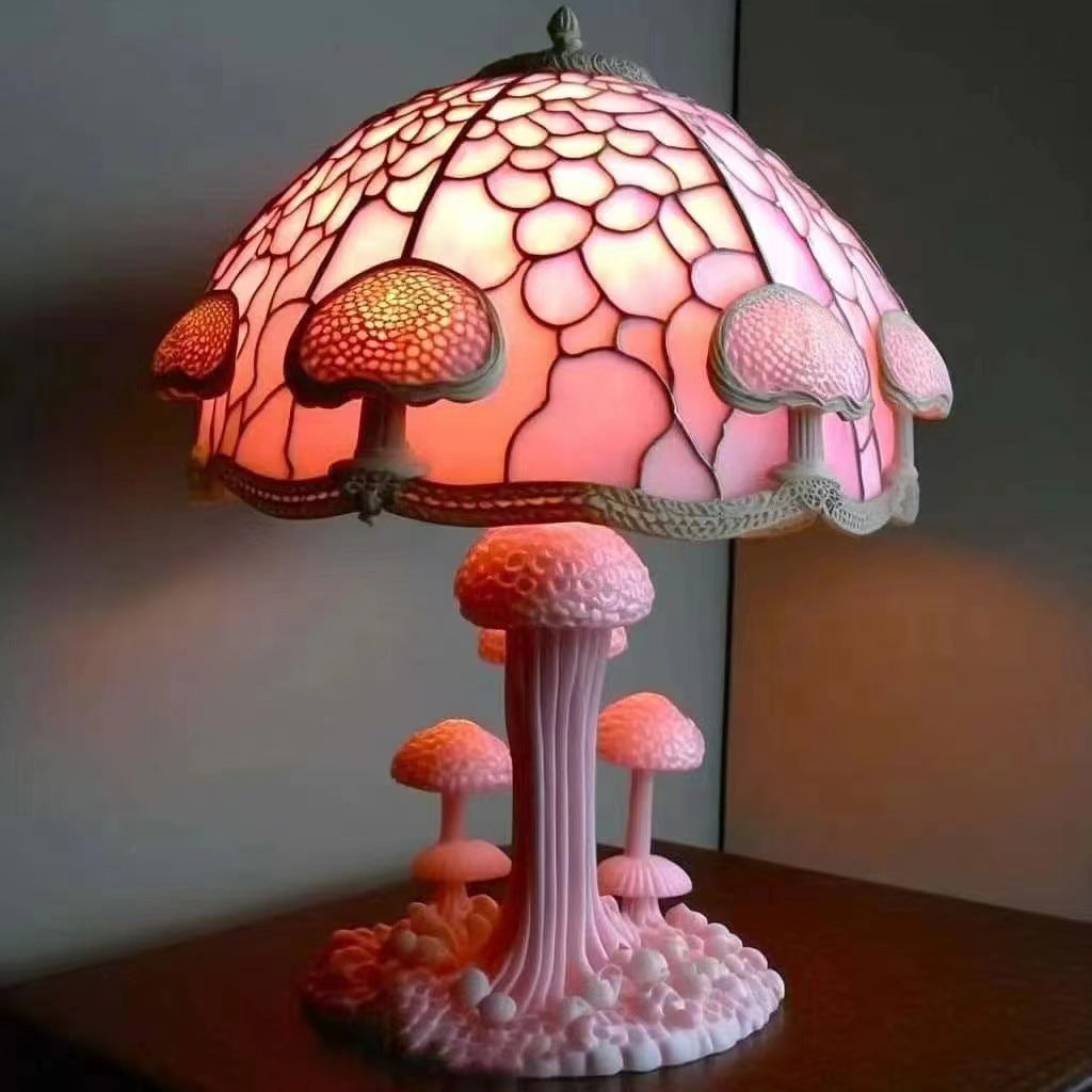 Colourful Different Shapes of Mushroom Table Lamp 12