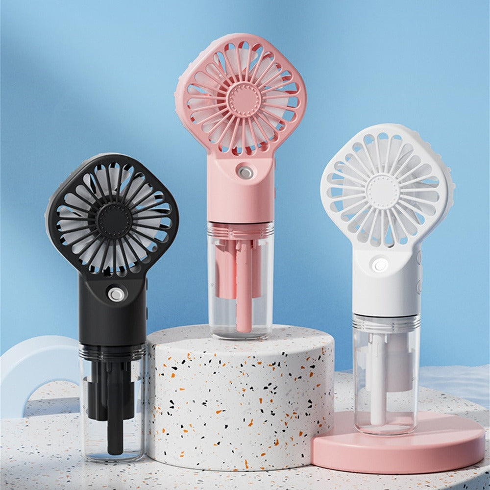 Strong Power Spray Humidification Small Fan Humidification Usb Charging Portable