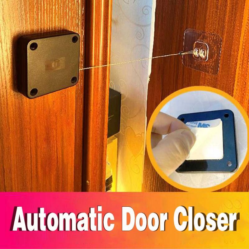 Automatic Door Closer Punch-Free Soft Close For Sliding Door Glass Door 500g-1000g Tension Closing Device