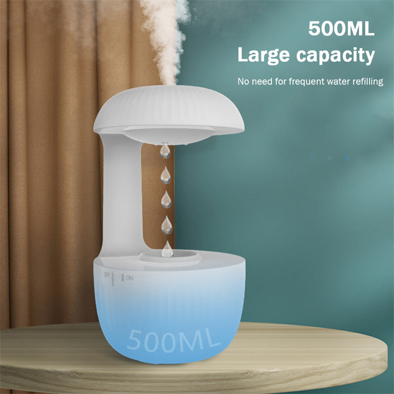 Anti-gravity Air Humidifier Mute Counter current Humidifier Levitating Water Drops Cool Mist Maker Fugger Relieve Fatigue pic 2