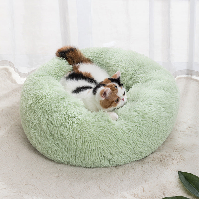 Winter Warm Pet Bed Pet Supplies Cat, Dog Pet Bed green