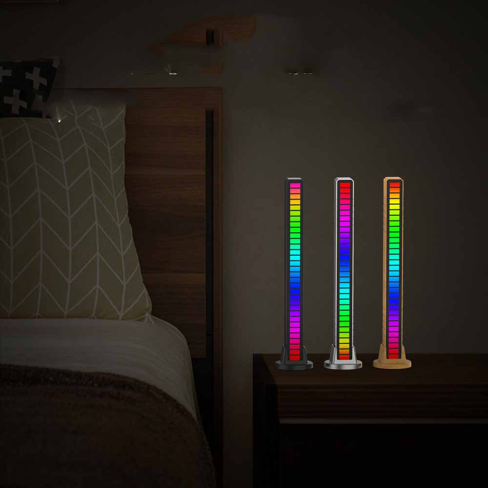 LED Strip Light Sound Control Pickup Rhythm Light Music RGB Colourful Tube USB4