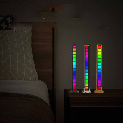 LED Strip Light Sound Control Pickup Rhythm Light Music RGB Colourful Tube USB4