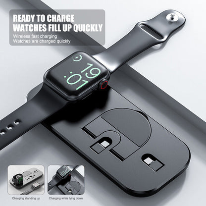 3In1 Wireless Charger Dock Charging Stand For Watch Mobile Phone4