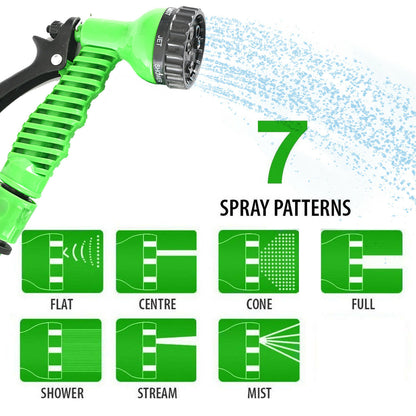 7 Function Spray Nozzle 100FT Water Hose Gun pipe Expanding Expandable Flexible Garden Car Spray Gun. details1