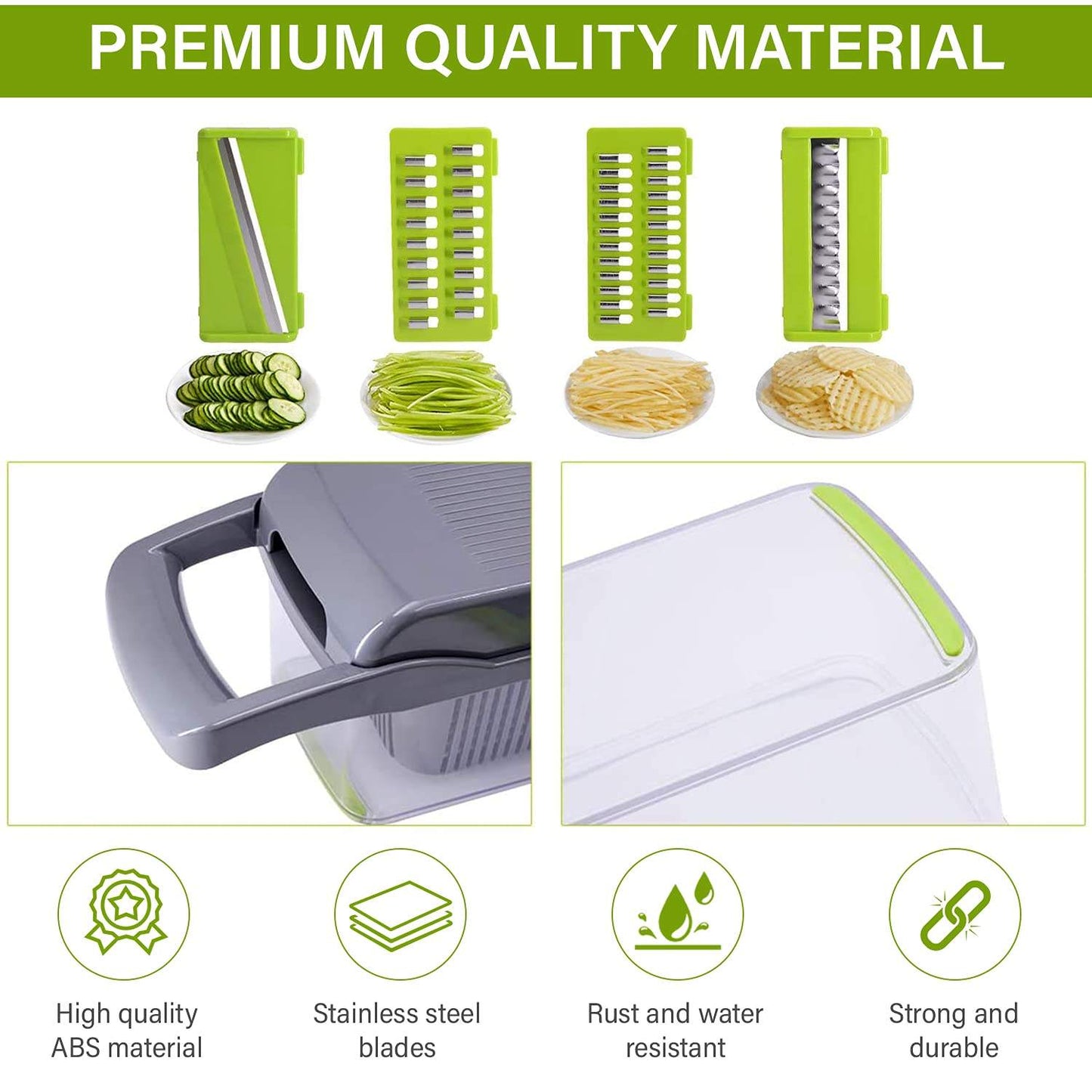 12 In 1 Manual Vegetable Chopper Kitchen Gadgets Food Chopper Onion Cutter Vegetable Slicer1